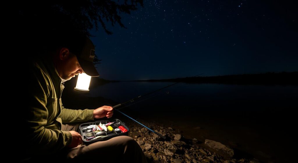 Persiapan Memancing Malam